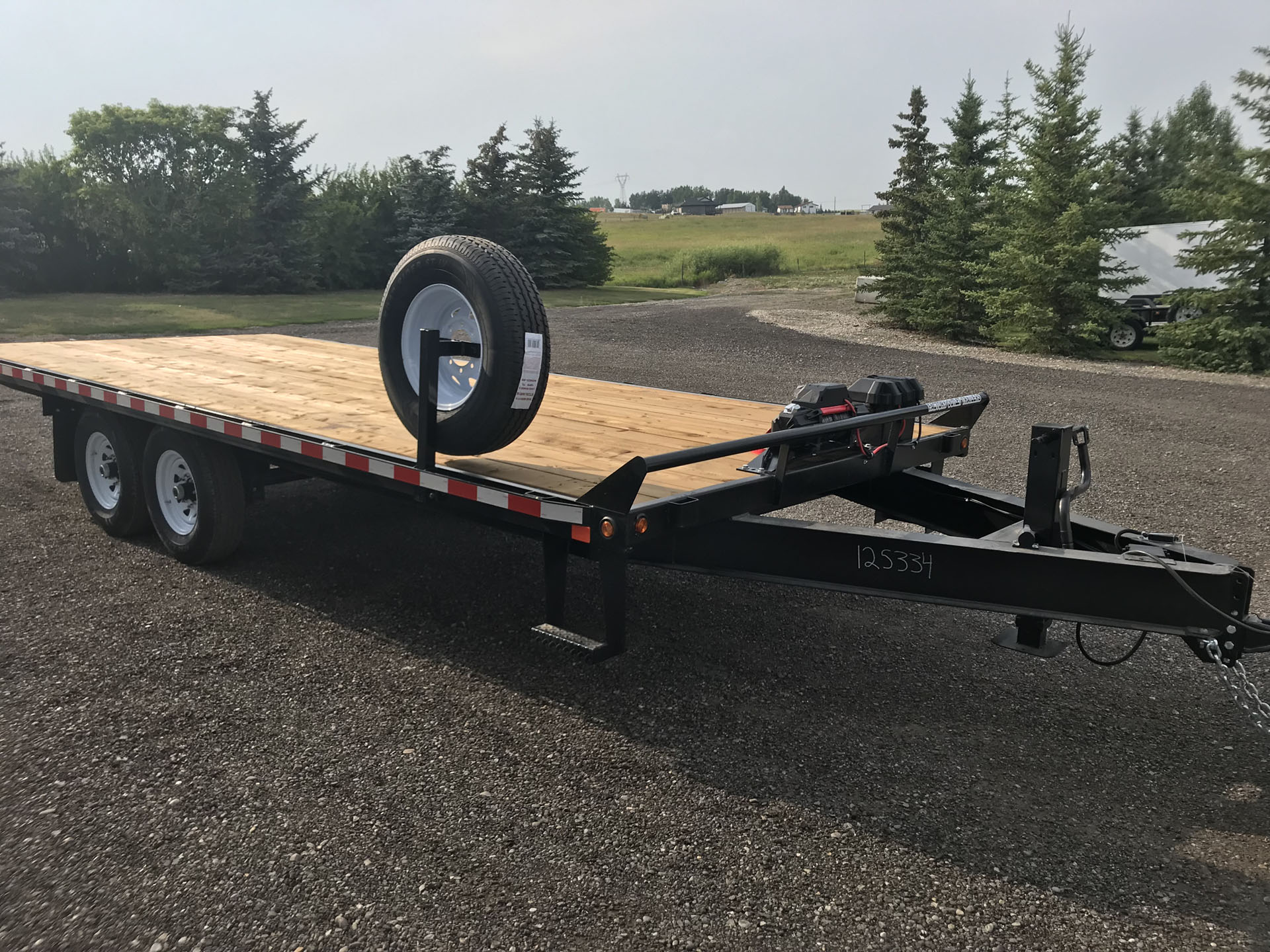 Rent the 8X20 Flat Deck Trailer 14,000lb GVWR | Mountain View Trailer ...